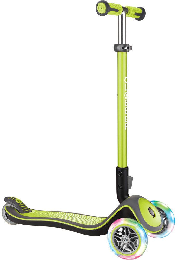 Globber Elite Deluxe Lights vert