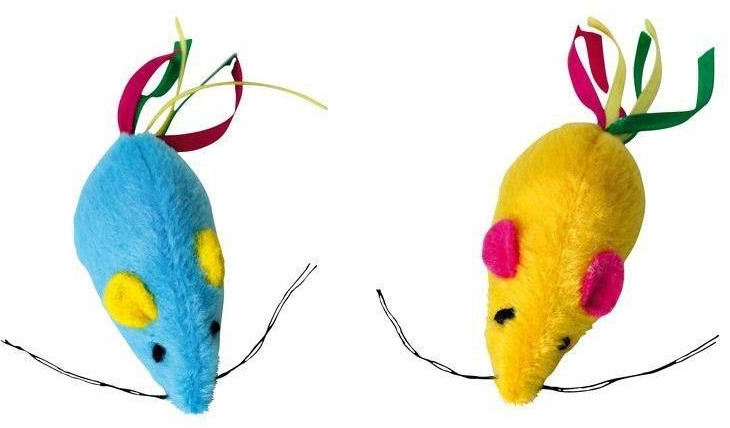 Martin Sellier Souris Rainbow 6 cm 2 pièces (85448)