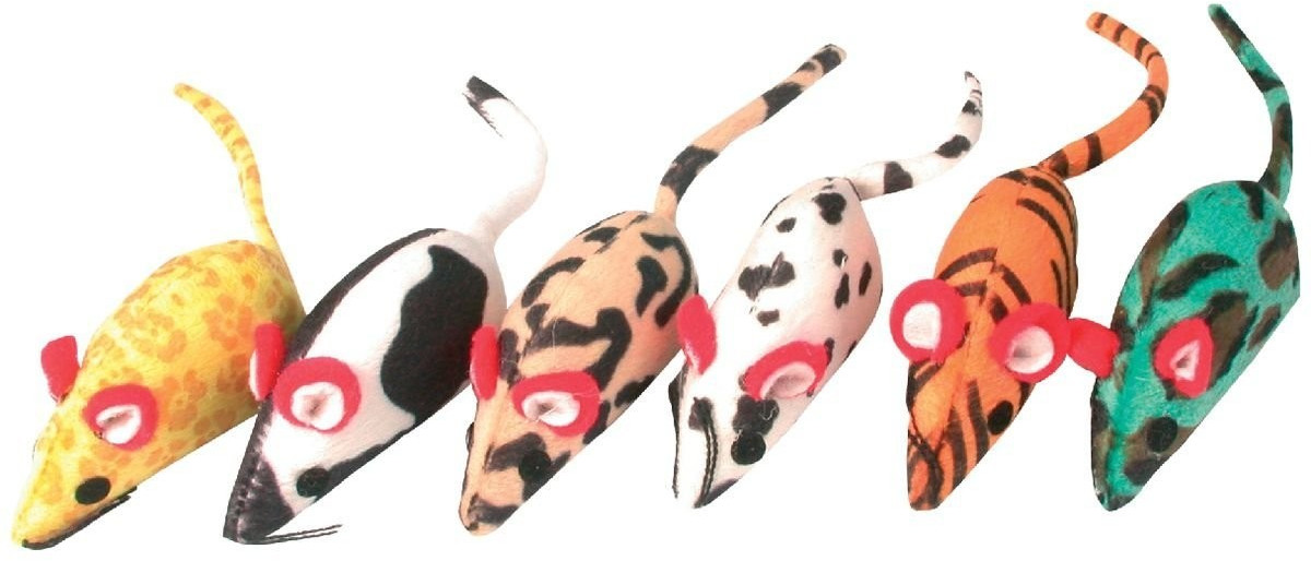 Zolux 6 Souris en tissu grand modèle