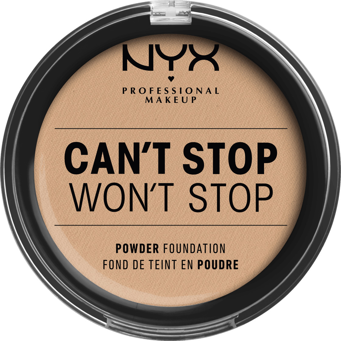 NYX Can't Stop Won't Stop Full Coverage Powder Foundation 07 Natural (10,7g)