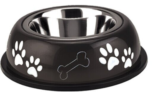 Nobby Nice Diner 2in1 Bowl 19cm 400ml Brown Black
