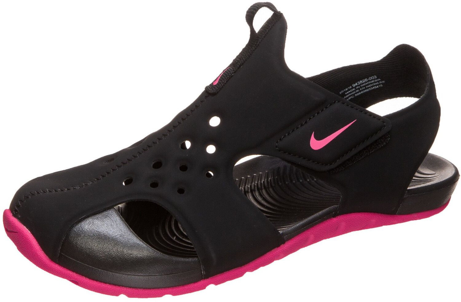 nike sunray protect 2 black and pink