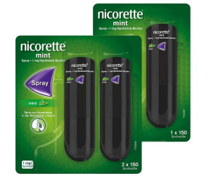 nicorette Mint Spray 1mg/Sprühstoss ab 20,57 € (Februar 2024 Preise)