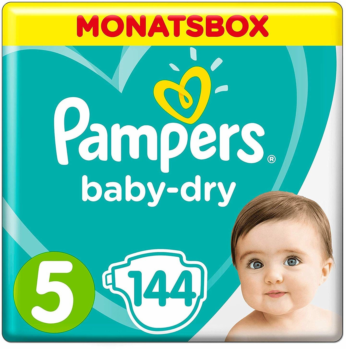 Pampers Baby Dry Gr. 5 (11-16kg) 144 St.