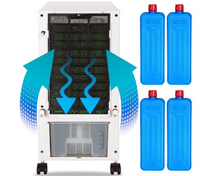 3in1 Mobile Klimaanlage 75W Luftkühler Ventilator Luftreiniger  Luftbefeuchter Weiß - Costway
