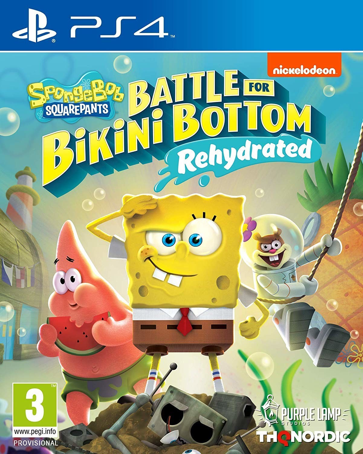 Bob L'Éponge : Bataille pour Bikini Bottom - Rehydraté (PS4)