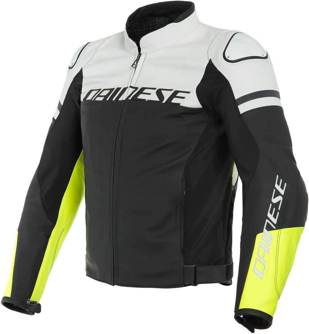 Dainese Blouson Agile noir/blanc/jaune fluo