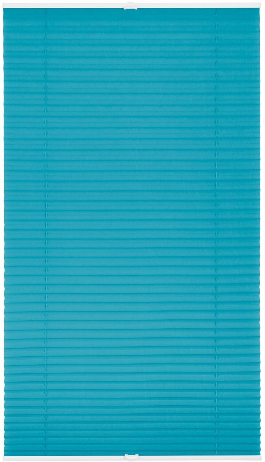 Lichtblick Plissee-Klemmfix Crush-Optics (110 x 130 cm) Blue