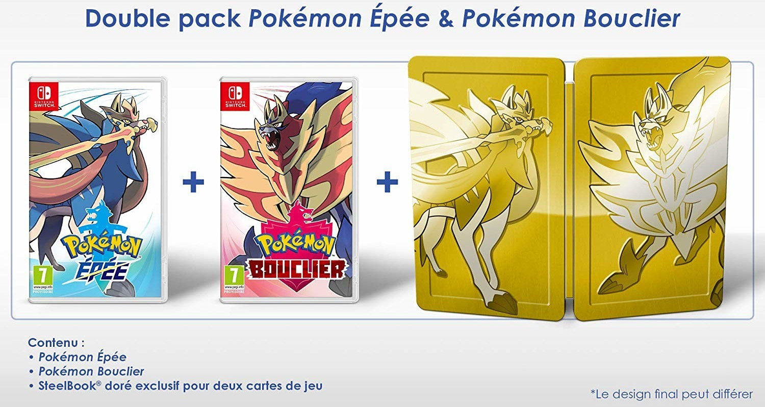 Pokémon : Épée + Bouclier Double pack (Switch)