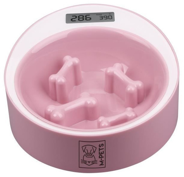 M-Pets Yumi Smart Bowl Slow Feed 18,3 x 20,5 x 7 cm rose (10520107)