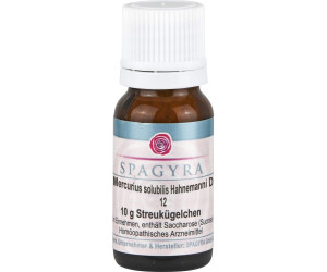 Spagyra Mercurius Solubilis Hahnemanni D 12 Globuli 10g Ab 5 22 Preisvergleich Bei Idealo At