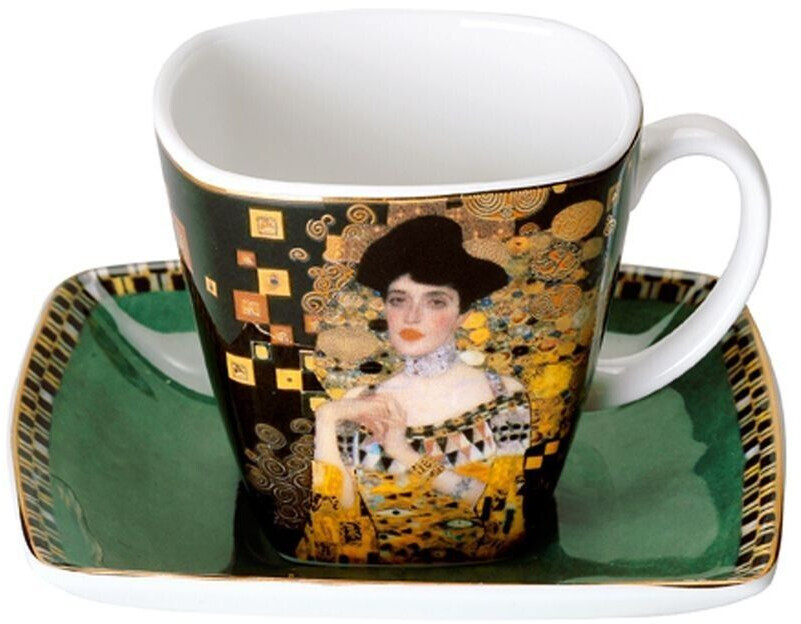 Goebel-Kunststoffe Gustav Klimt Espresso cup Adele Bloch-Bauer square