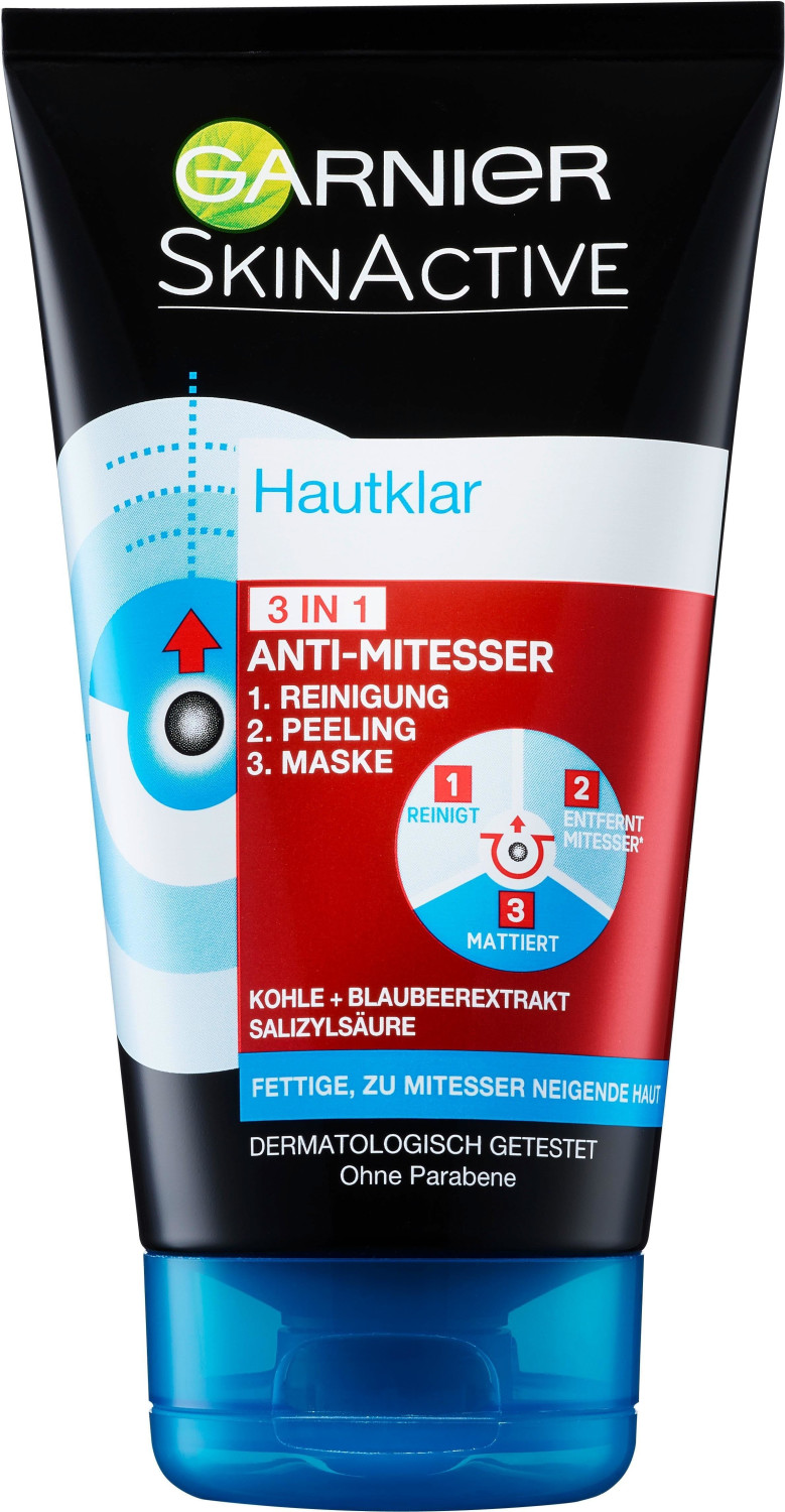 Garnier Hautklar 3in1 Anti-Mitesser Waschgel (150ml) ab 3,29 € |  Preisvergleich bei