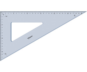 Aristo AR23625 Contrast Dreieck 60° (Hypotenuse 30 cm, Tuschekanten und  Facette, Kunststoff) transparent