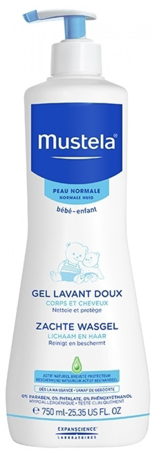 Mustela Gentle Cleansing Gel Hair & Body (750 ml)
