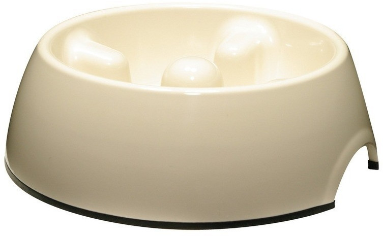Dogit Bol anti-glouton Go Slow 1200 ml blanc