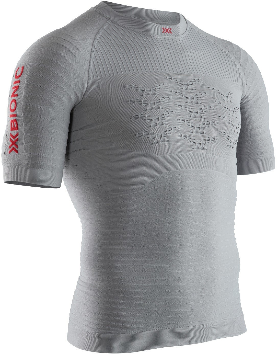 X-Bionic X-BIONIC EFFEKTOR G2 RUN SHIRT SH SL MEN Dolomite Grey/Sunset Orange