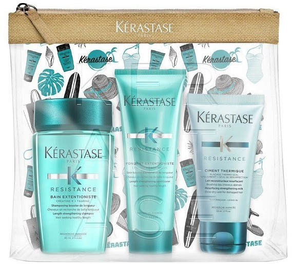 Kérastase Extentioniste Travel Set (Bain + Fondant + Ciment Thermique)