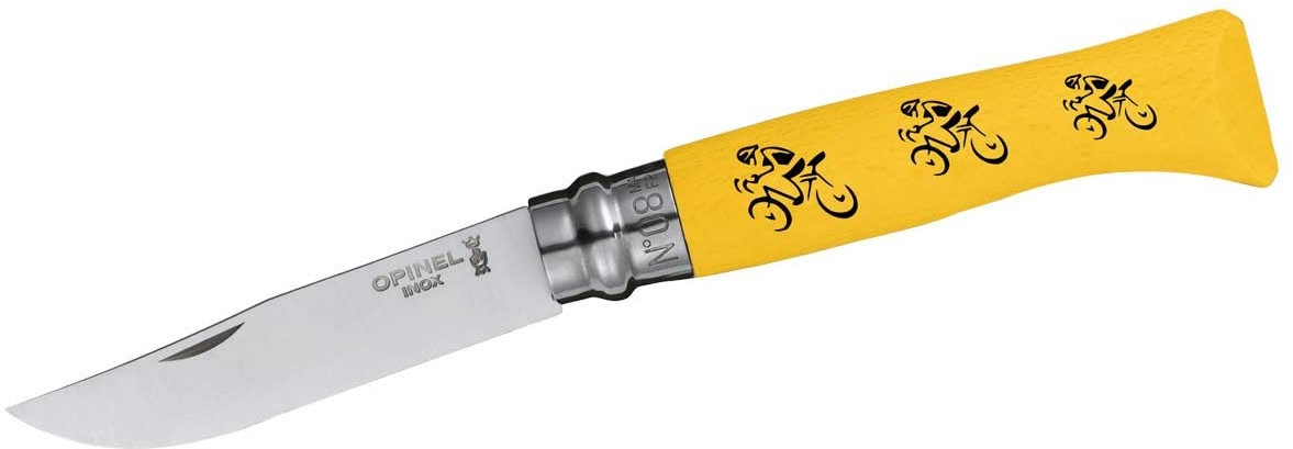Opinel N° 8 Édition spéciale Tour de France 2019 (maillot jaune)