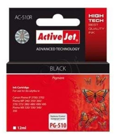 ActiveJet AC-510R pour  Canon PG-510 noir