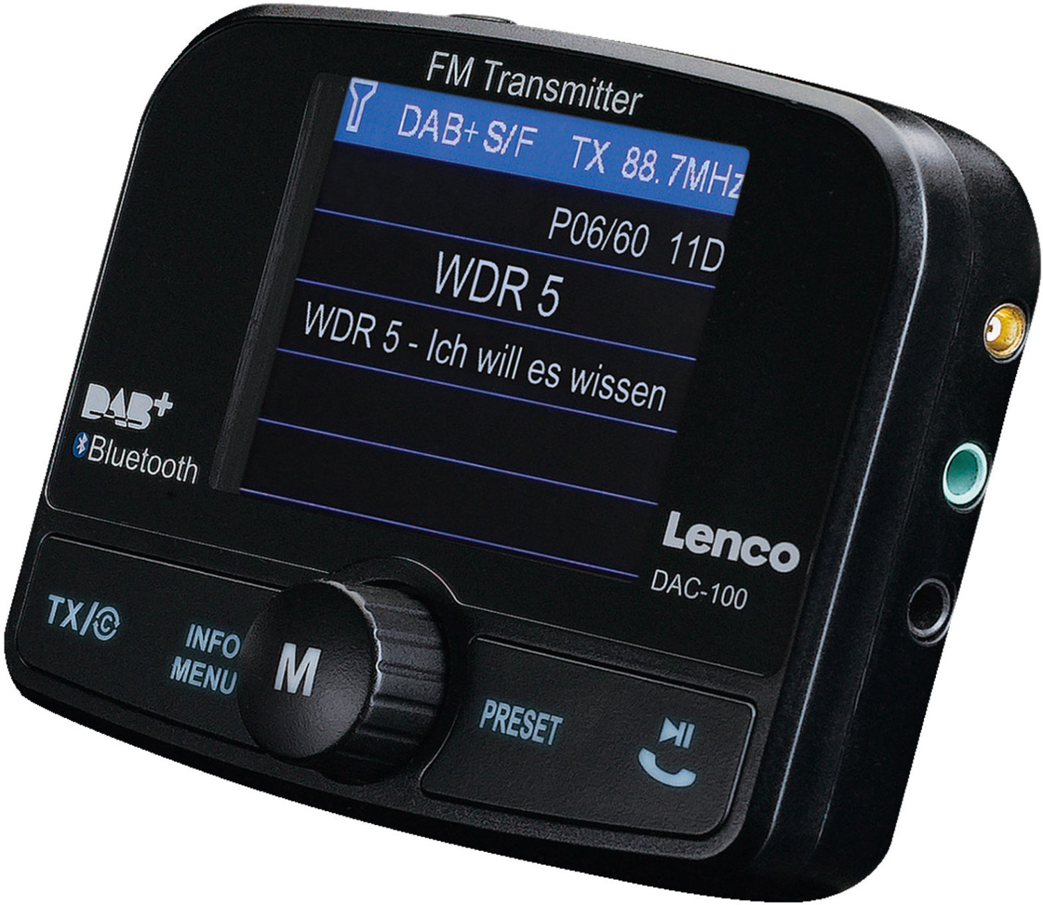 Lenco DAC-100 DAB+ Autoradio-Transmitter ab 111,13 €