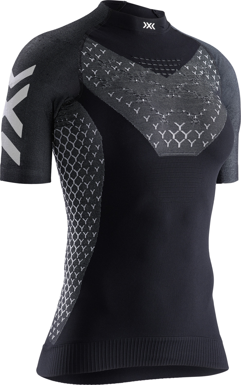 X-Bionic Twyce 4.0 Run Shirt Sh Sl Wmn Opal Black / Arctic White