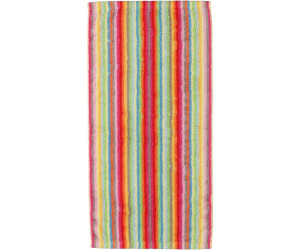 Cawö Gästehandtuch Mehrfarbig Baumwolle 30 x 50 cm mit Streifen 