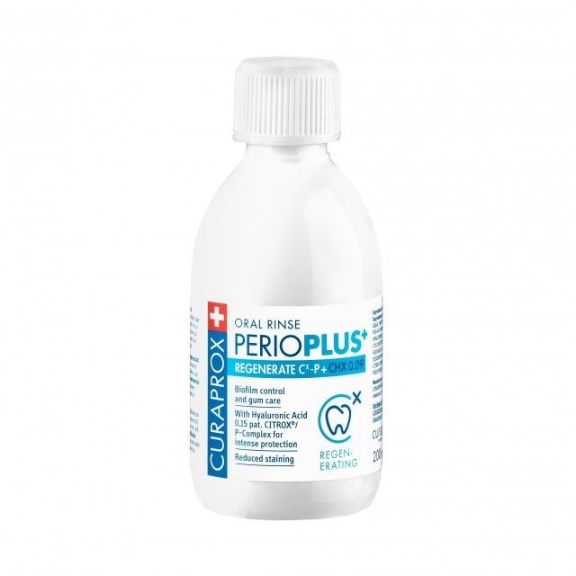 Curaden Curaprox Perio Plus+ Regenerate CHX 0,09% Mouth Rinse (200ml)