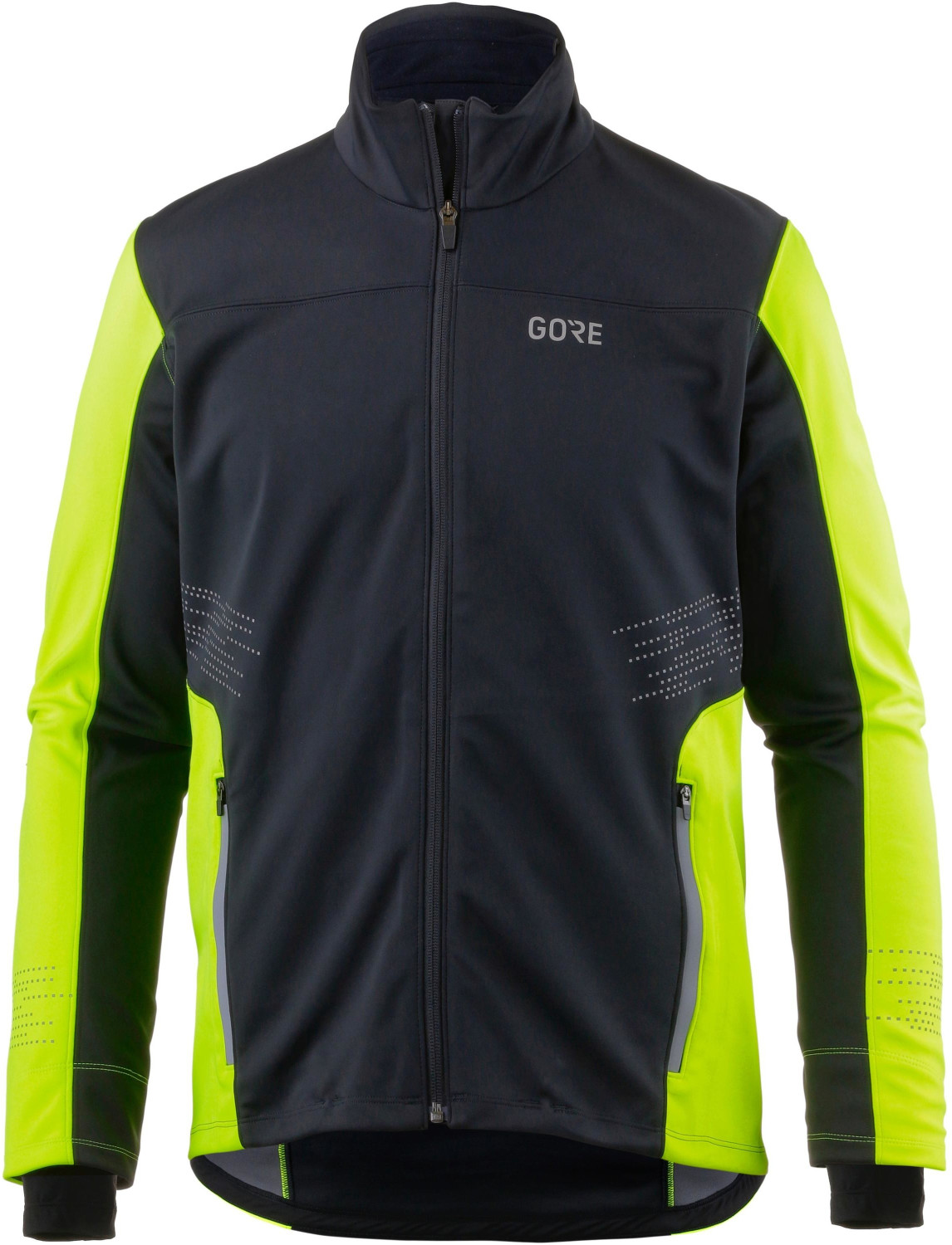 Gore R5 Gore Windstopper Jacket black/neon yellow