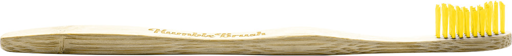 Humble Brosse à dents en bambou pour adultes jaune