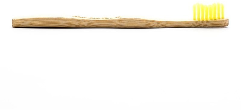 Humble Brosses à dents en bambou pour enfants jaune