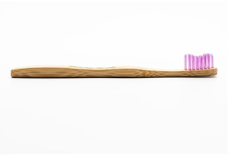 Humble Brosses à dents en bambou pour enfants violet
