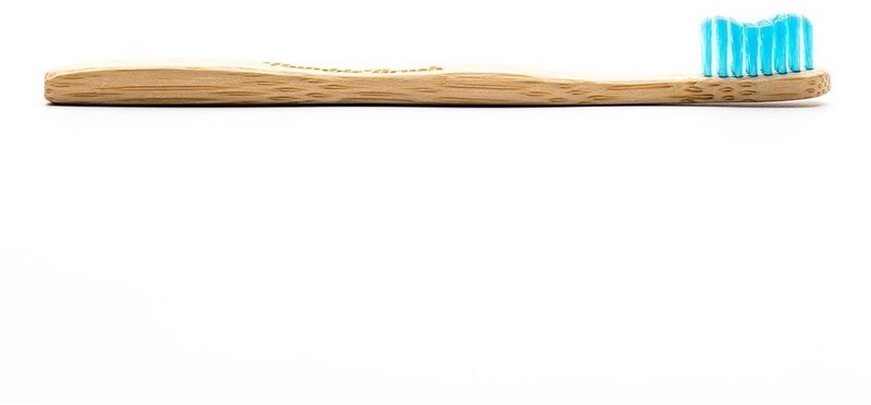 Humble Brosses à dents en bambou pour enfants bleu