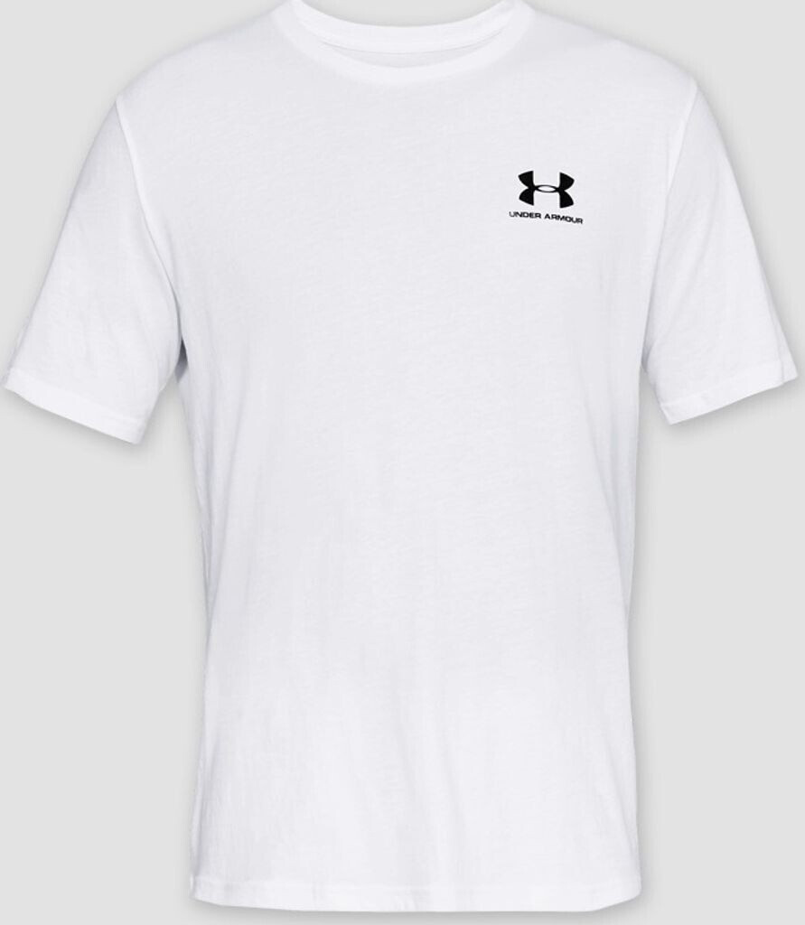 Under Armour UA Sportstyle Left Chest Shirt (1326799) white ab 17 
