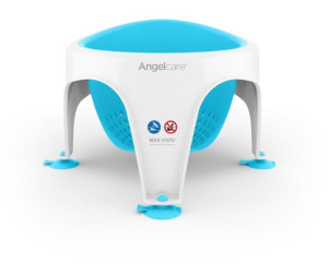 Angelcare Badering Badesitz rund mit Soft-Touch Sitzfläche Light aqua TOP 