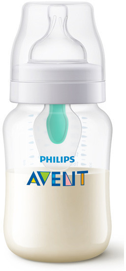 Philips AVENT Biberon Natural 125 ml transparent + tétine Réponse Naturelle  (SCY900/01) au meilleur prix sur