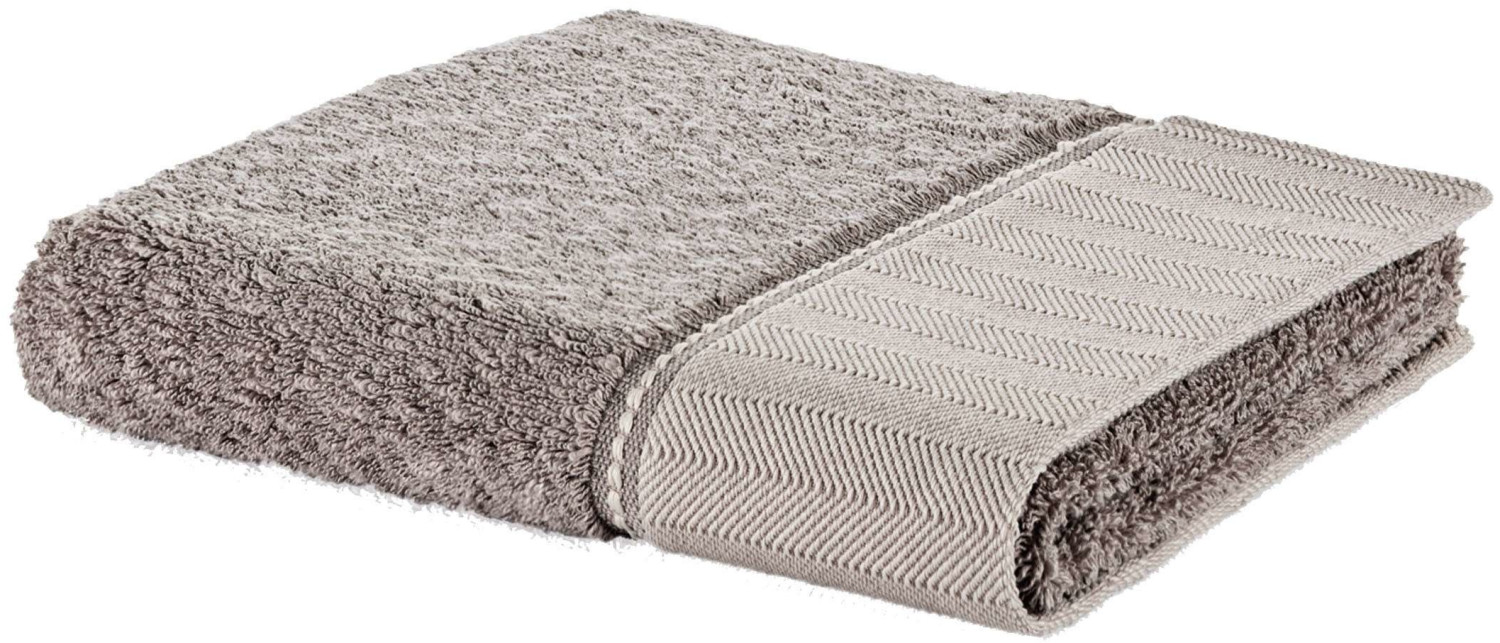 Möve Brooklyn Uni Fischgrat 80x150cm Beige