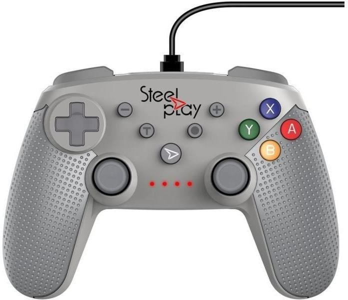 Steelplay Manette filaire Switch gris
