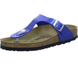 birkenstock gizeh electric metallic ocean