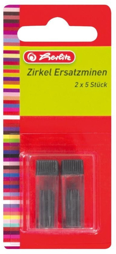Herlitz Mines de compas 2 x 5 pièces (8710402)