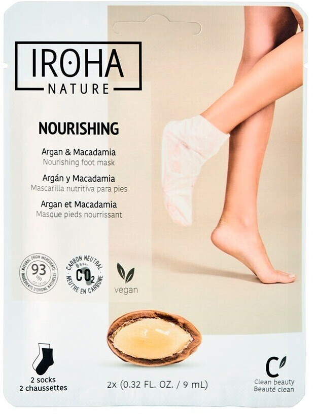 Iroha Foot Mask Socks Nourishing Argan (1 pair)