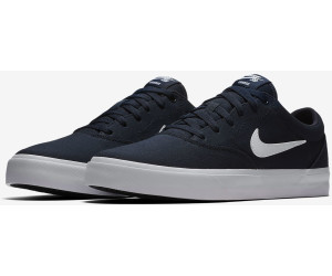 nike sb charge white canvas