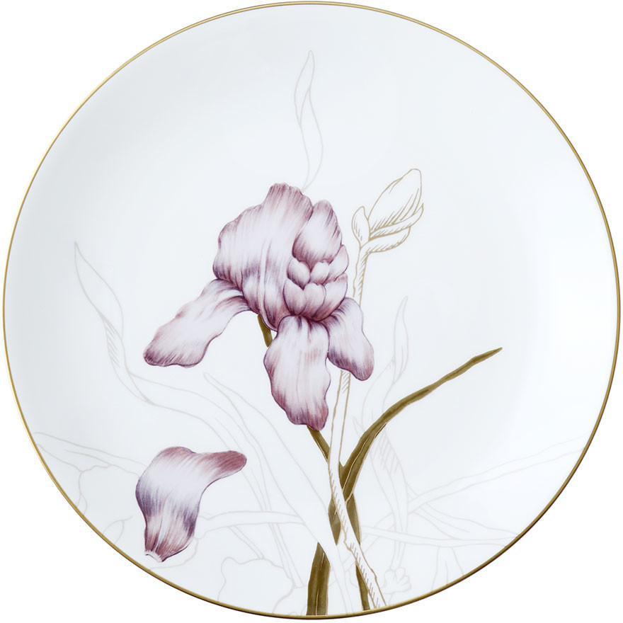 Royal Copenhagen Flora 1017545 - Tazza Con Piattino In Bone China Bianco 27cl - Motivo Floreale, Lavabile In Lavastoviglie