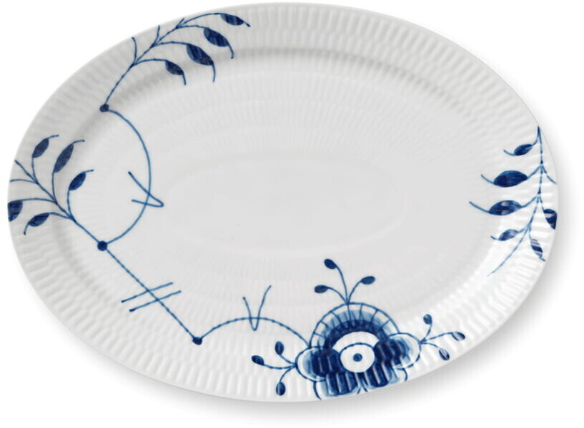 Royal Copenhagen Musselmalet mega blue oval plate 7 (28 cm)