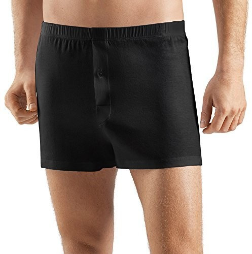 Hanro Boxer Sea Island Cotton black (073172-0019)