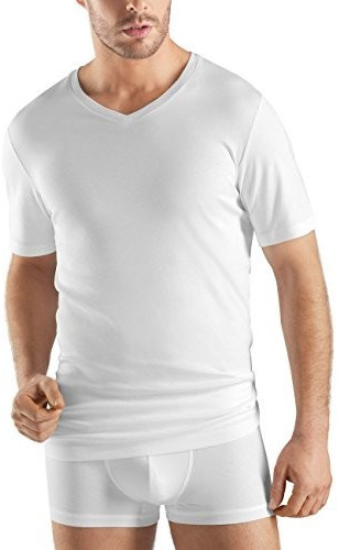 Hanro V-Shirt 1/2 Arm Sea Island Cotton white (073173-0101)