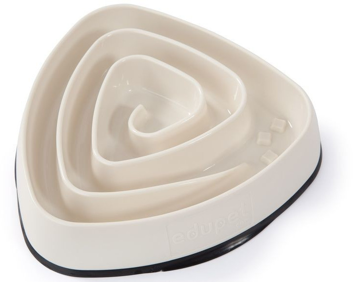 Edupet Dog Slow Feeder 21cm White