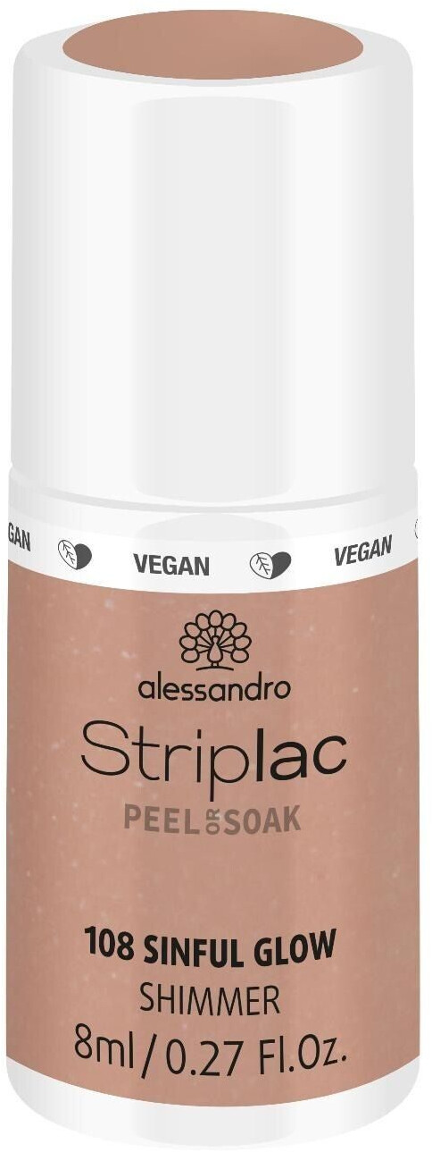 Alessandro Striplac Peel or Soak - 108 Sinful Glow (8 ml)