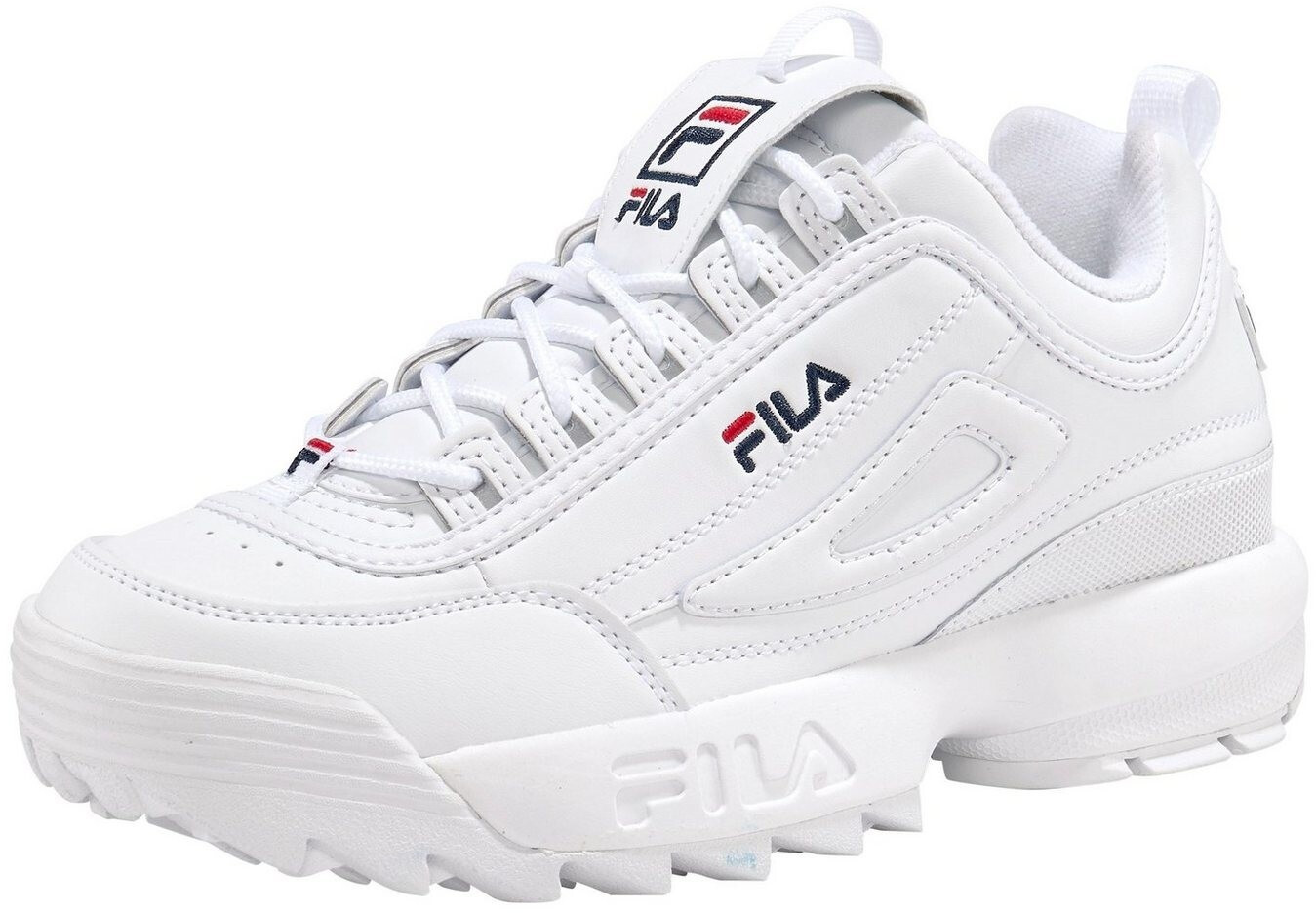 Fila disruptor online blanche pas cher