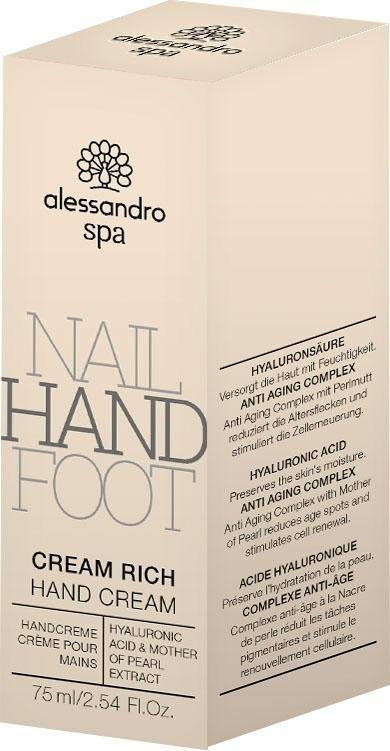 Alessandro Spa Cream Rich Handcream (75ml) ab 9,32 € | Preisvergleich bei
